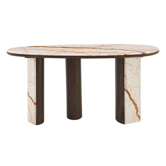 Console Table W/Marble Top