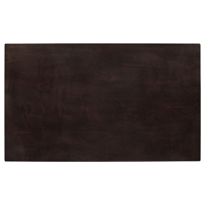 Gabriel 5-piece Rectangular 59-inch Closed Back Dining Set Cappuccino