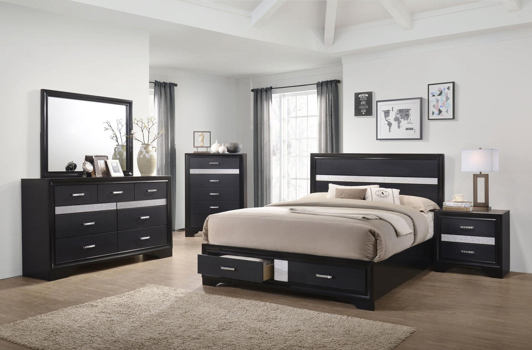 Miranda Platform Storage Bedroom Set - Aras Mattress And Furniture(Las Vegas, NV)