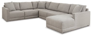 Katany Sectional with Chaise - Aras Mattress And Furniture(Las Vegas, NV)