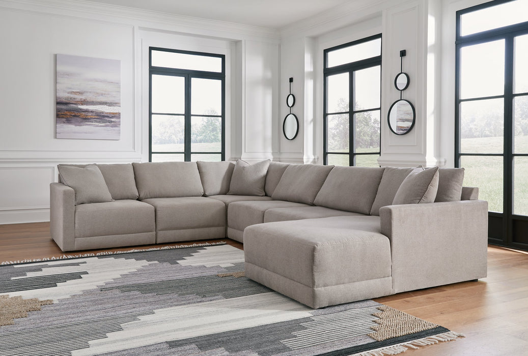 Katany Sectional with Chaise - Aras Mattress And Furniture(Las Vegas, NV)