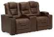 Owner's Box Power Reclining Loveseat with Console - Aras Mattress And Furniture(Las Vegas, NV)