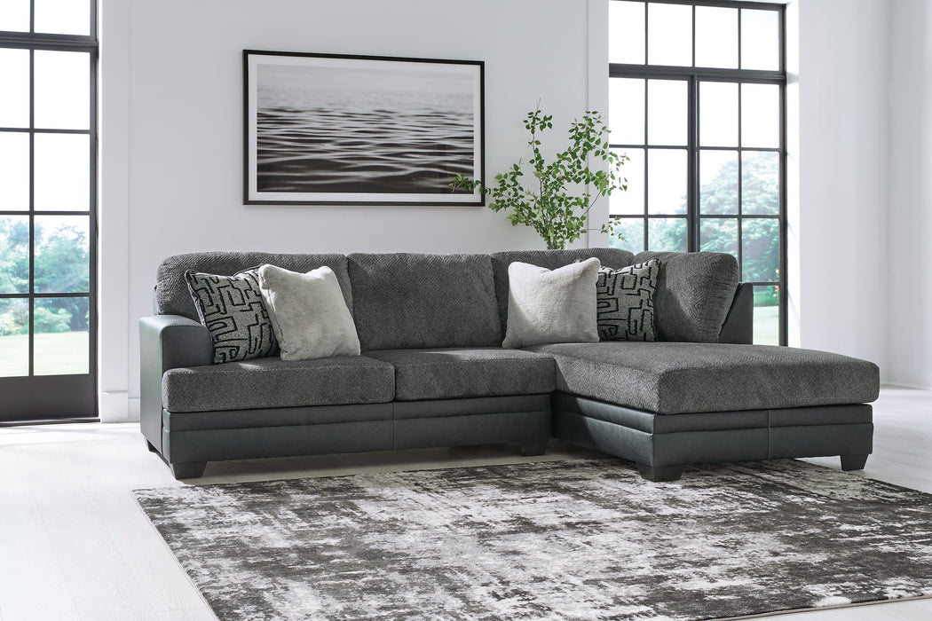 Brixley Pier Sectional with Chaise - Aras Mattress And Furniture(Las Vegas, NV)