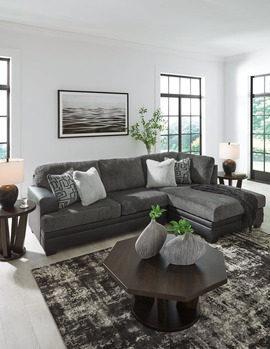 Brixley Pier Sectional with Chaise - Aras Mattress And Furniture(Las Vegas, NV)