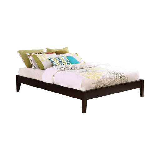 Hounslow California King, E.King, & Queen Universal Platform Bed Cappuccino - Aras Mattress And Furniture(Las Vegas, NV)