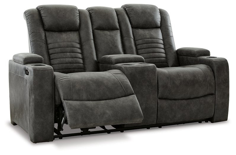 Soundcheck Power Reclining Loveseat with Console - Aras Mattress And Furniture(Las Vegas, NV)