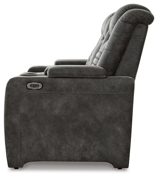 Soundcheck Power Reclining Loveseat with Console - Aras Mattress And Furniture(Las Vegas, NV)