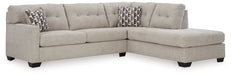 Mahoney 2-Piece Sleeper Sectional with Chaise - Aras Mattress And Furniture(Las Vegas, NV)