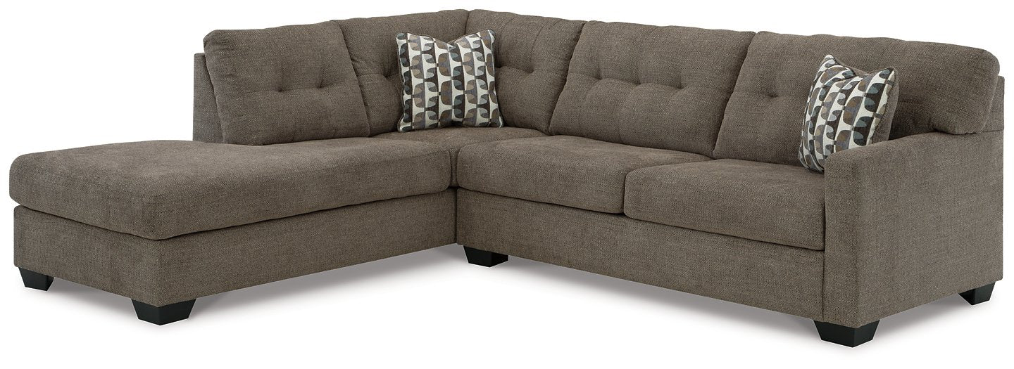Mahoney 2-Piece Sectional with Chaise - Aras Mattress And Furniture(Las Vegas, NV)