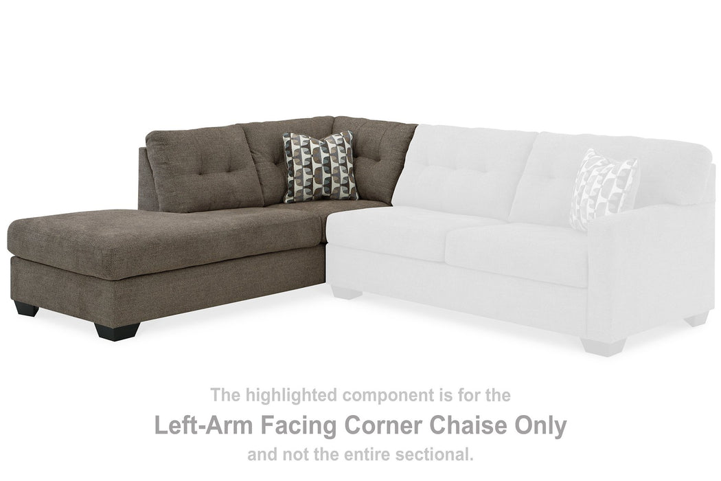 Mahoney 2-Piece Sectional with Chaise - Aras Mattress And Furniture(Las Vegas, NV)