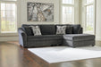 Biddeford 2-Piece Sleeper Sectional with Chaise - Aras Mattress And Furniture(Las Vegas, NV)