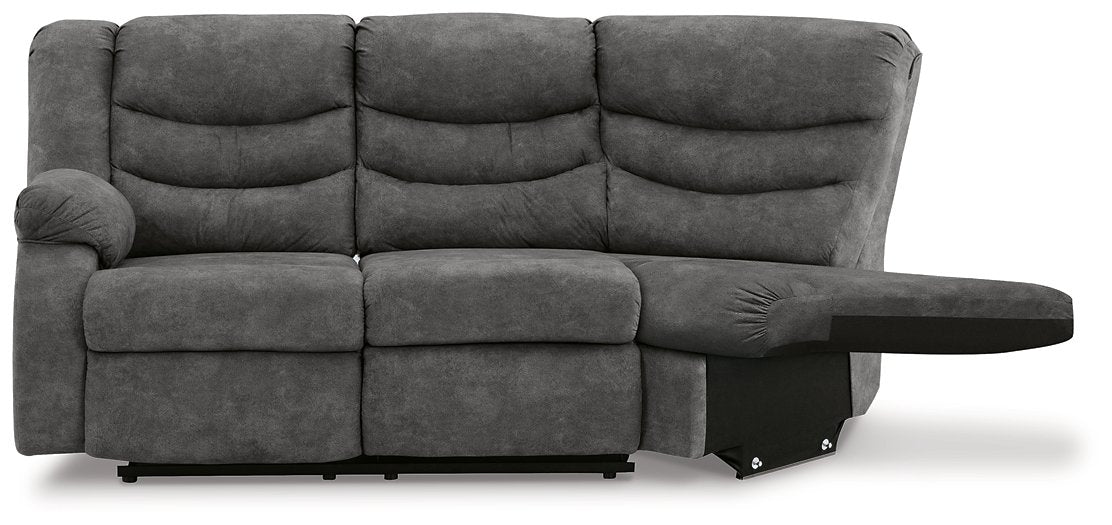 Partymate 2-Piece Reclining Sectional - Aras Mattress And Furniture(Las Vegas, NV)