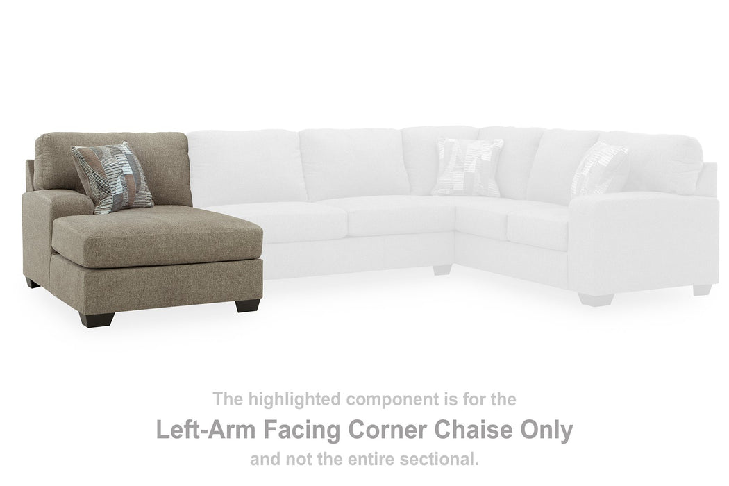 Newellen Sectional with Double Chaise - Aras Mattress And Furniture(Las Vegas, NV)