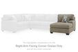 Newellen Sectional with Double Chaise - Aras Mattress And Furniture(Las Vegas, NV)