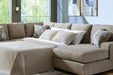 Newellen Sleeper Sectional with Chaise - Aras Mattress And Furniture(Las Vegas, NV)