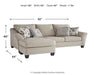 Abney Sofa Chaise Sleeper - Aras Mattress And Furniture(Las Vegas, NV)
