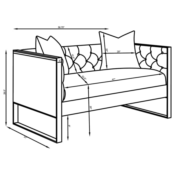 Eastbrook Stationary 3 Pc Set Gray - Aras Mattress And Furniture(Las Vegas, NV)