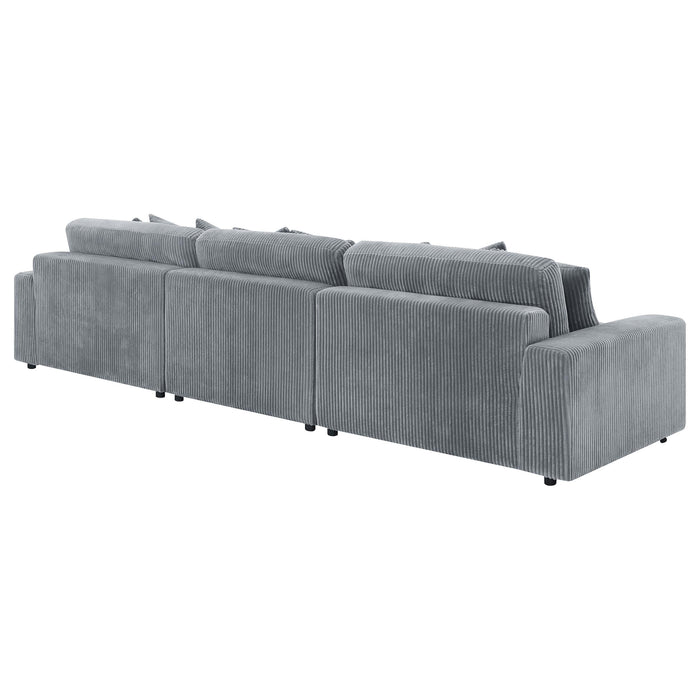 Blaine Upholstered Reversible Chaise Sectional Sofa
