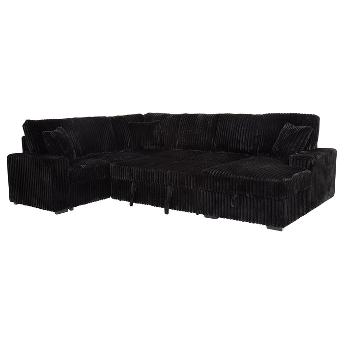 Devonshire Pull-Out Sleeper Sectional Sofa