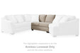 Brogan Bay 3-Piece Sectional with Cuddler - Aras Mattress And Furniture(Las Vegas, NV)