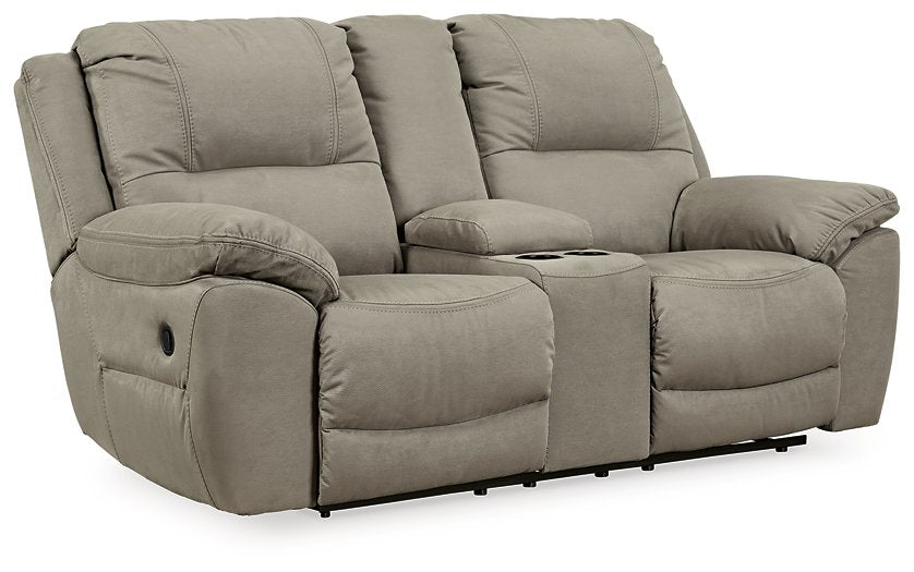 Next-Gen Gaucho Reclining Loveseat with Console - Aras Mattress And Furniture(Las Vegas, NV)