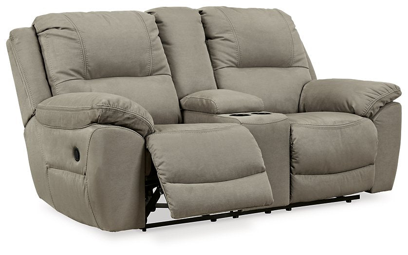 Next-Gen Gaucho Reclining Loveseat with Console - Aras Mattress And Furniture(Las Vegas, NV)