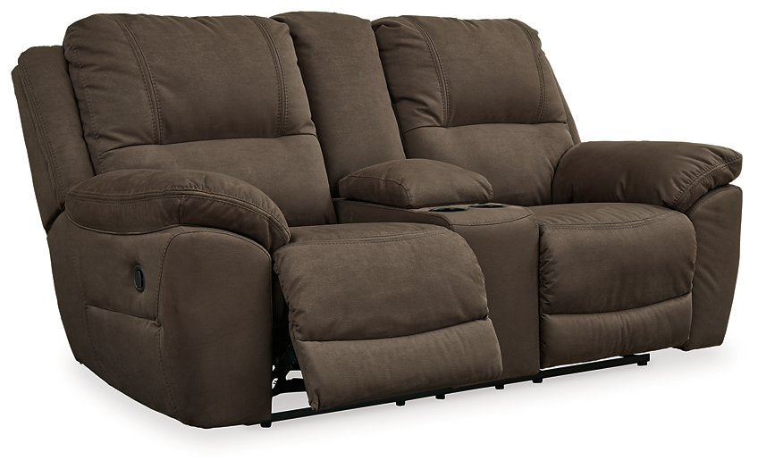 Next-Gen Gaucho Reclining Loveseat with Console - Aras Mattress And Furniture(Las Vegas, NV)