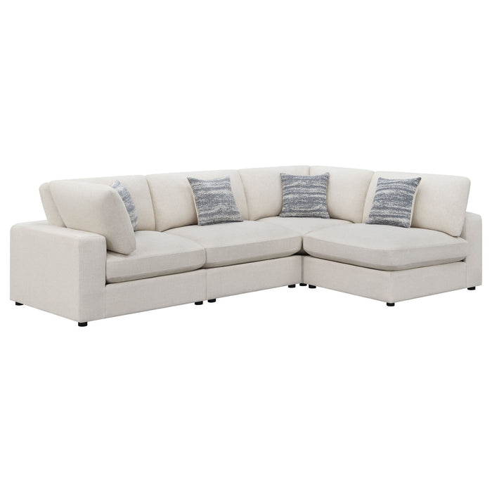 Serene 4 Pc Sectional Beige