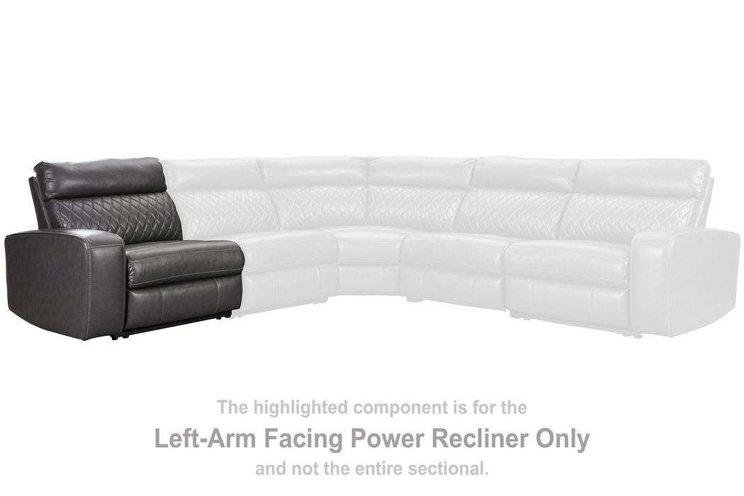 Samperstone Power Reclining Sectional - Aras Mattress And Furniture(Las Vegas, NV)