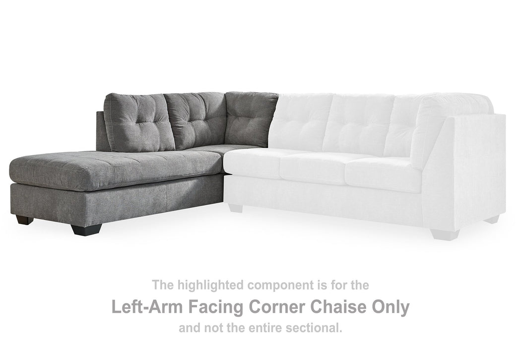 Marleton 2-Piece Sleeper Sectional with Chaise - Aras Mattress And Furniture(Las Vegas, NV)