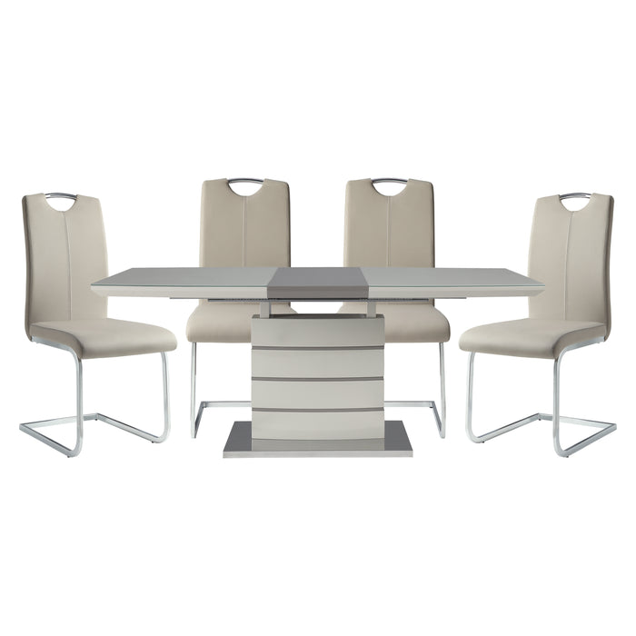 Glissand Collection 7 PCS Dining Table 5599-71/55995