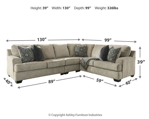 Bovarian Sectional - Aras Mattress And Furniture(Las Vegas, NV)