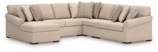 LadyMae Sectional with Chaise - Aras Mattress And Furniture(Las Vegas, NV)
