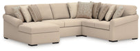 LadyMae Sectional with Chaise - Aras Mattress And Furniture(Las Vegas, NV)
