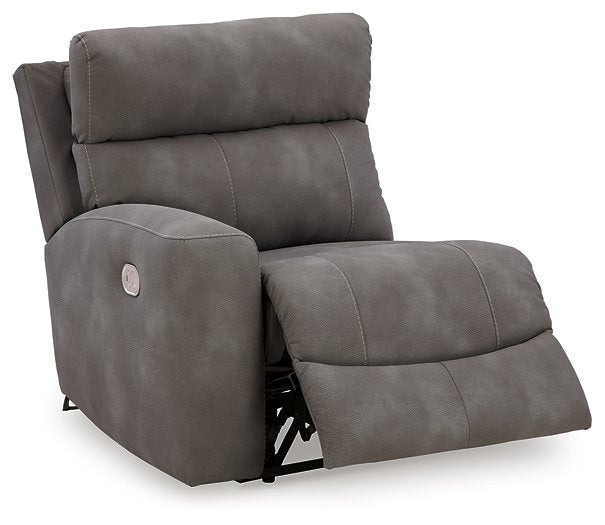 Next-Gen DuraPella Power Reclining Sectional Loveseat with Console - Aras Mattress And Furniture(Las Vegas, NV)