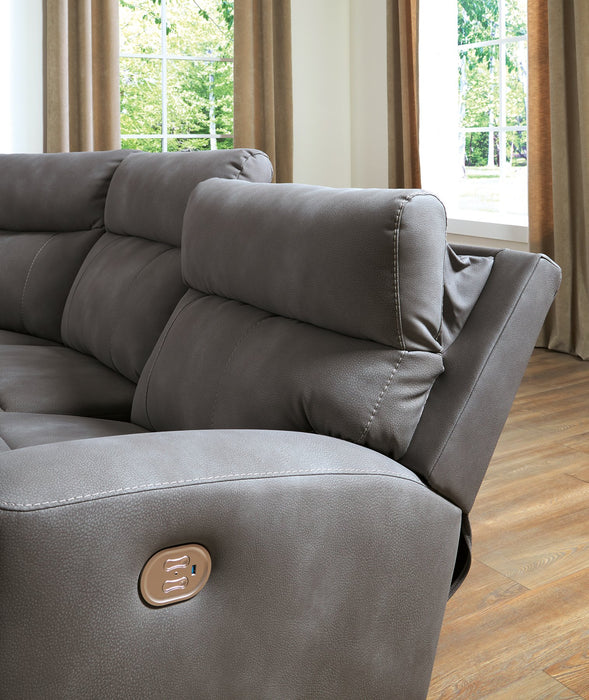 Next-Gen DuraPella Power Reclining Sectional Sofa - Aras Mattress And Furniture(Las Vegas, NV)