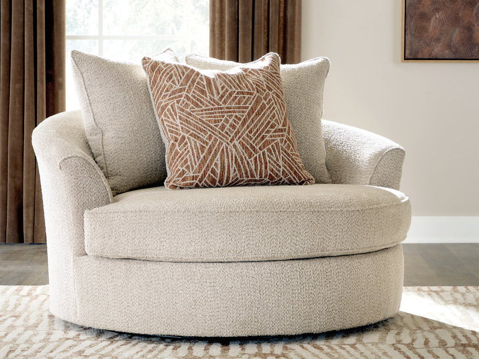 Steelwater Retreat Oversized Swivel Accent Chair - Aras Mattress And Furniture(Las Vegas, NV)