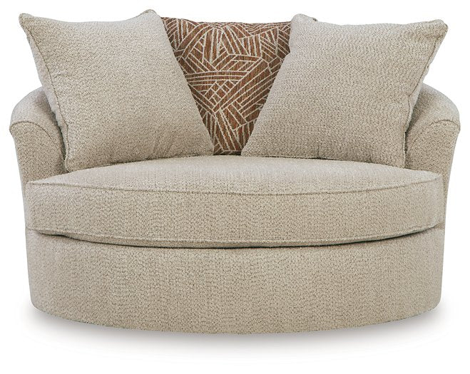 Steelwater Retreat Oversized Swivel Accent Chair - Aras Mattress And Furniture(Las Vegas, NV)
