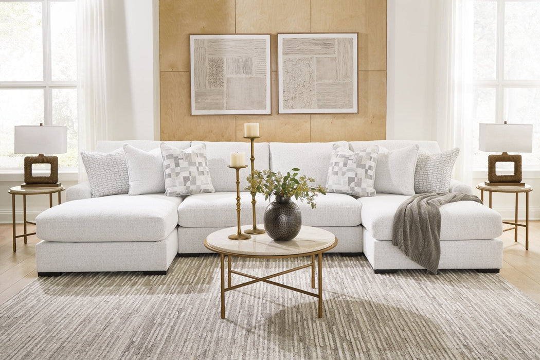 Misty-Lakes Double Chaise Sectional - Aras Mattress And Furniture(Las Vegas, NV)