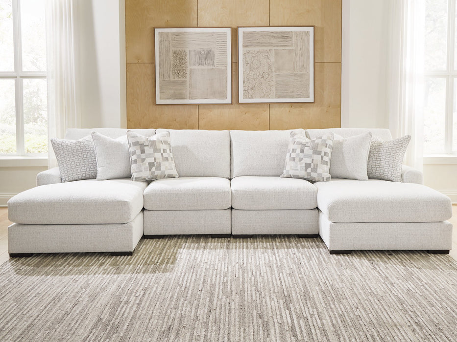 Misty-Lakes Double Chaise Sectional - Aras Mattress And Furniture(Las Vegas, NV)