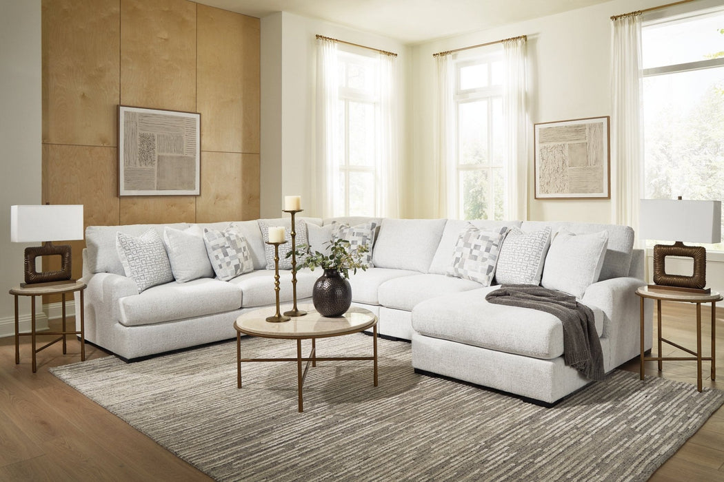 Misty-Lakes Sectional with Chaise - Aras Mattress And Furniture(Las Vegas, NV)