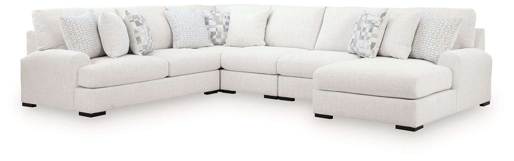 Misty-Lakes Sectional with Chaise - Aras Mattress And Furniture(Las Vegas, NV)