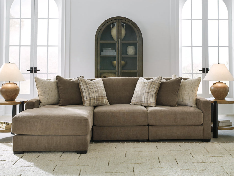 Camellia-Court Sectional with Chaise - Aras Mattress And Furniture(Las Vegas, NV)