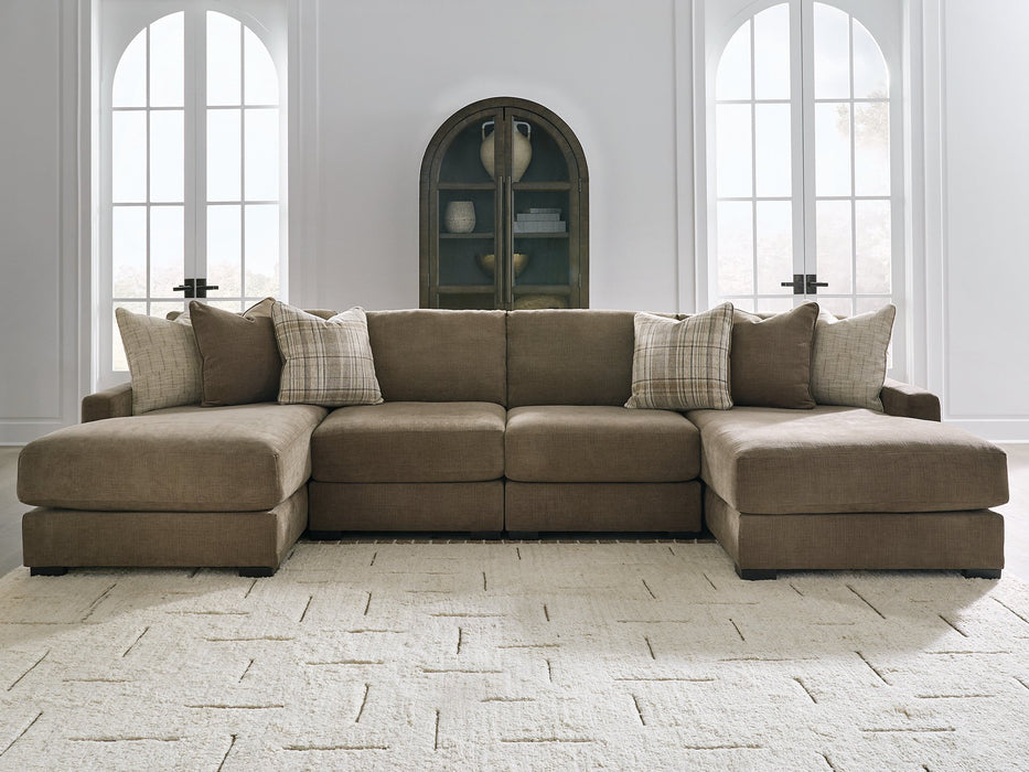 Camellia-Court Double Chaise Sectional - Aras Mattress And Furniture(Las Vegas, NV)