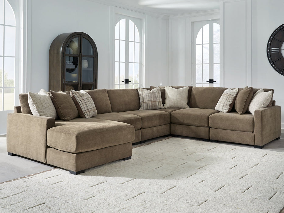 Camellia-Court Sectional with Chaise - Aras Mattress And Furniture(Las Vegas, NV)