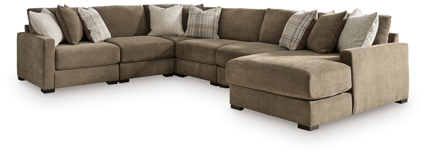 Camellia-Court Sectional with Chaise - Aras Mattress And Furniture(Las Vegas, NV)