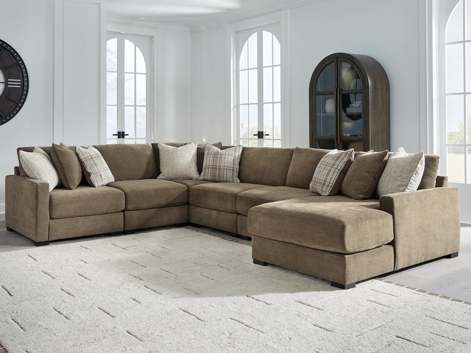 Camellia-Court Sectional with Chaise - Aras Mattress And Furniture(Las Vegas, NV)