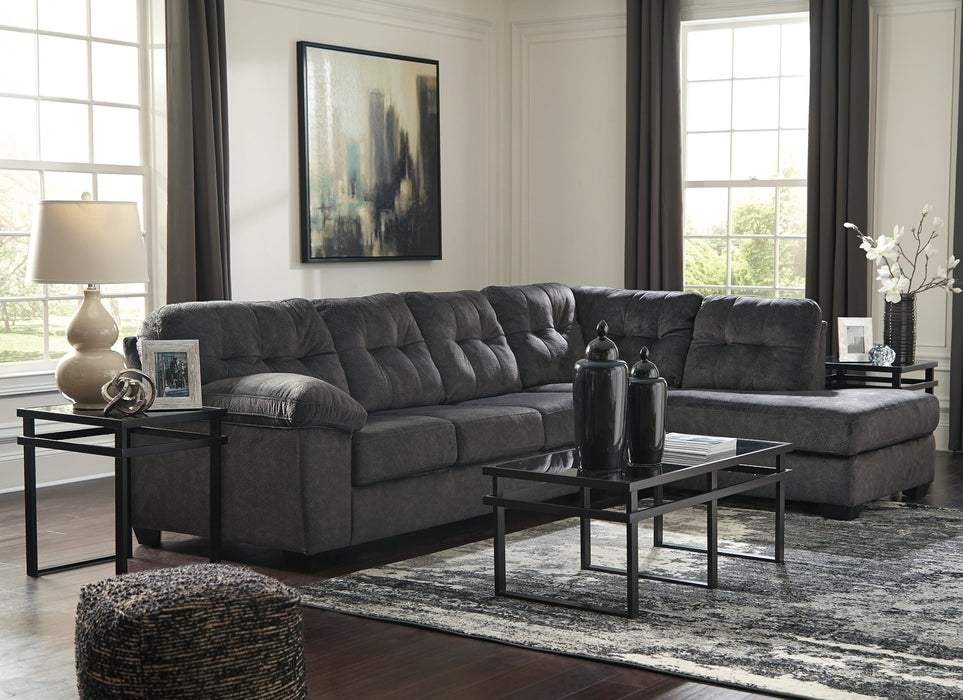 Accrington 2-Piece Sectional with Chaise - Aras Mattress And Furniture(Las Vegas, NV)