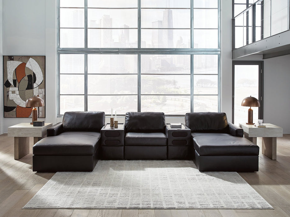 Modmax II Double Chaise Sectional with Audio Consoles - Aras Mattress And Furniture(Las Vegas, NV)