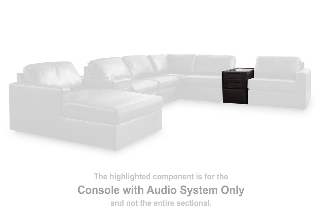 Modmax II Sectional Loveseat with Audio Console - Aras Mattress And Furniture(Las Vegas, NV)